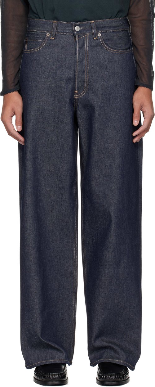Acne Studios Indigo 1981 Loose Fit Jeans - Indigo blue - C00116-135