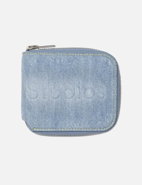 Acne Studios Kei Destroyed Denim Wallet - Light Blue