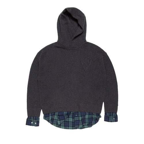 Acne Studios Layered Wool Hoodie - A60605-BZG