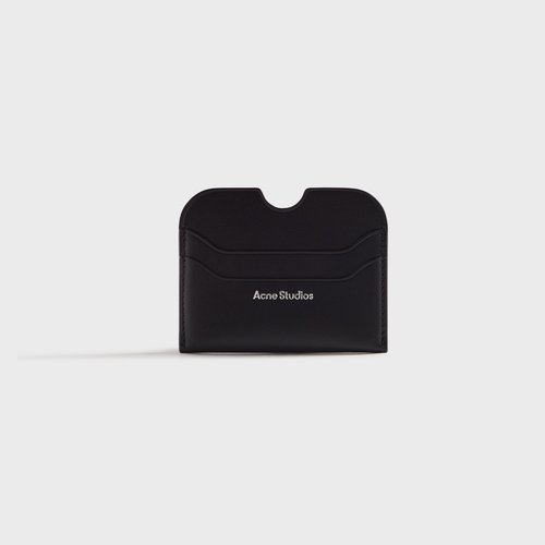 Acne Studios Leather Card Holder - Black - NCG0234-900