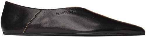 Acne Studios Leather Mules - Black - AD0478-900