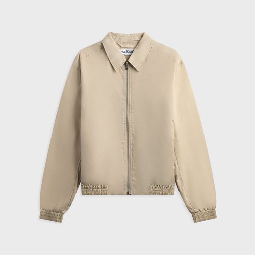 Acne Studios Lightweight Logo Jacket - Light Taupe - NB90866-CEG