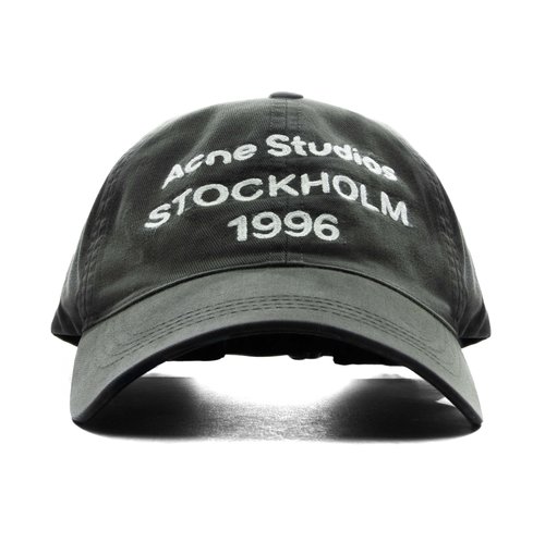 Acne Studios Logo Cap - Faded Black - C40434-BM0