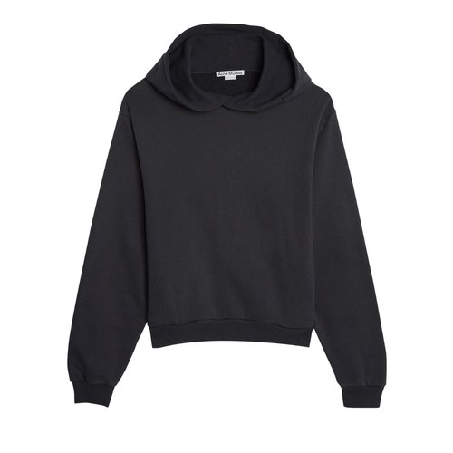 Acne Studios Logo Hooded Sweater - CI0136 BLAC