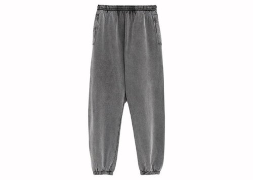 Acne Studios Logo Sweatpants - Faded Black Bm0 - CK0088 PV24-M15