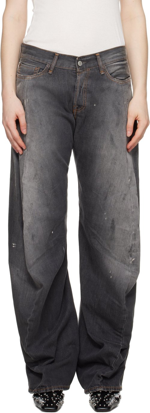 Acne Studios Loose Fit Jeans - Black - A00515-900