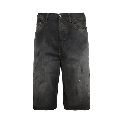 Acne Studios Loose Fit Denim Shorts - BE0173 BLAC
