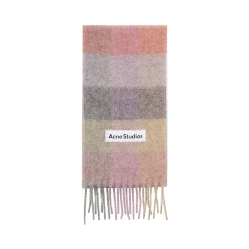 Acne Studios Mohair Checked Scarf - CA0084-OB0FLP