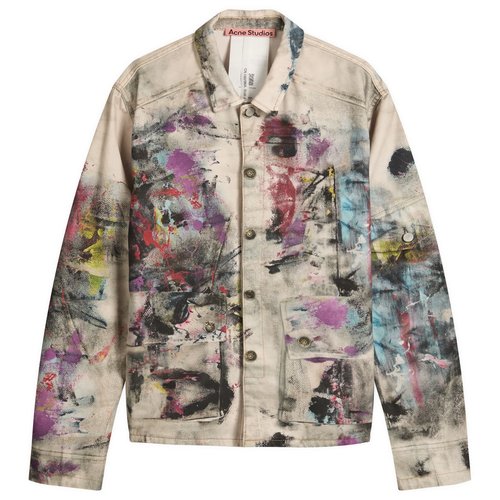 Acne Studios Ochino Painter Decorator Jacket - White/Multi - B90859-AOL