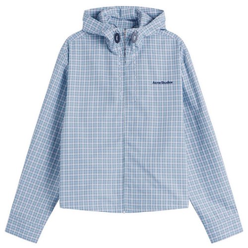 Acne Studios Ofass Check Jacket - Blue/White - A90718-AF2