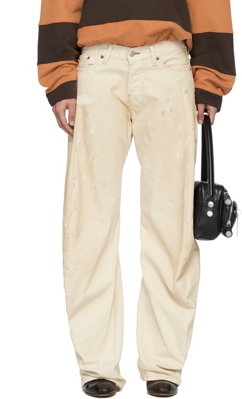 Acne Studios Off-White Loose Fit 2006F Jeans - White - A00566-100