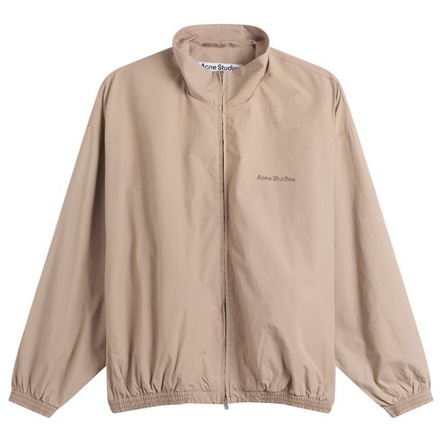 Acne Studios Olando Soft Cotton Poplin Jacket - Mushroom Beige - B90863-ADT