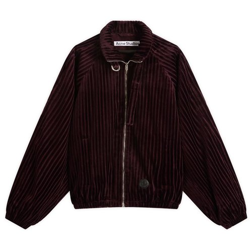 Acne Studios Otrake Jumbo Cord Bomber Jacket - Burgundy - B90853-479