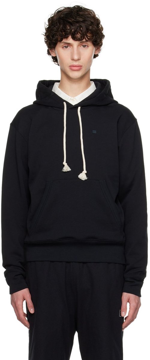 Acne Studios Patch Hoodie - Black - CI0174-900