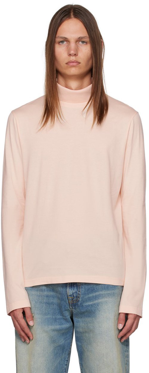 Acne Studios Pink Long Sleeve Turtleneck 'New Arrivals for Boys