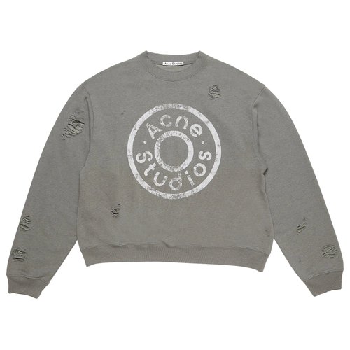 Acne Studios Printed Logo Sweater - CI0179 MOSS