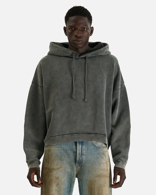 Acne Studios Pullover Sweatshirt - Faded Black - CI0138-BM0-S