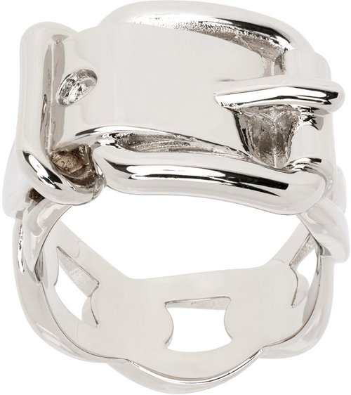 Acne Studios Silver Buckle Ring - AAE Silver - C50419-
