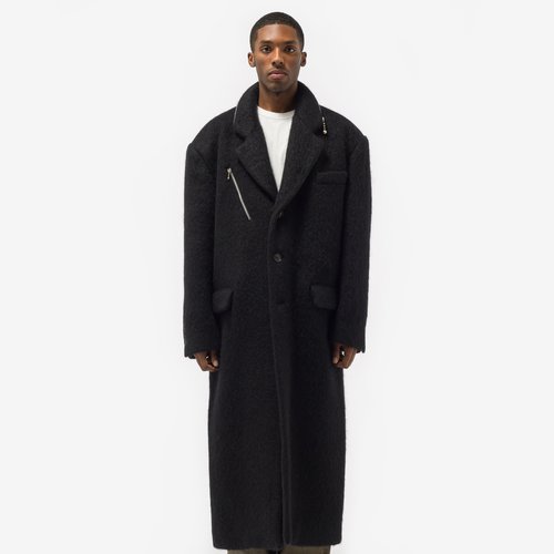 Acne Studios Single Breasted Coat - Black - B90718