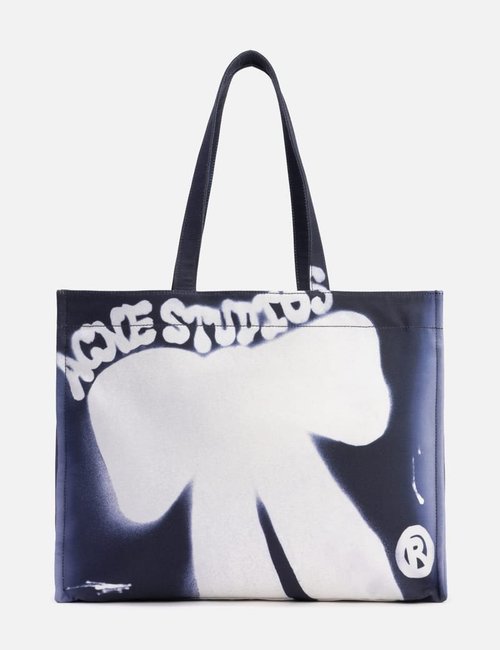 Acne Studios Spray Logo Shopper Tote - Navy Blue
