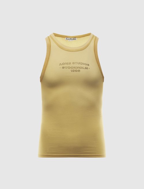 Acne Studios Sprayed Logo Tank Top - CL0443-ABU