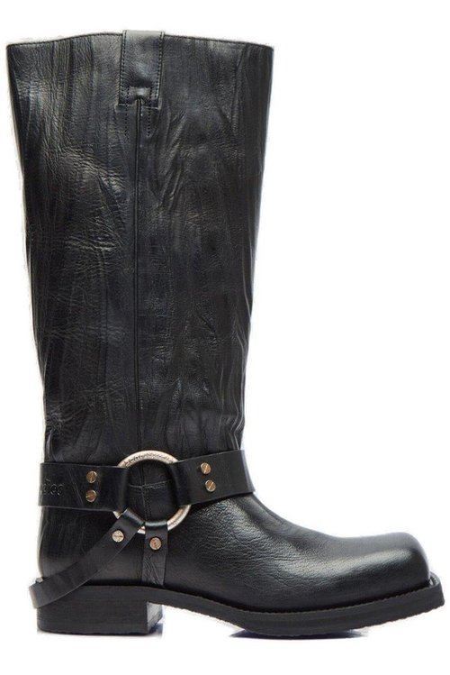 Acne Studios Square-toe Knee-high Boots - Aa2 Anthracite Grey - AD0663-AA2