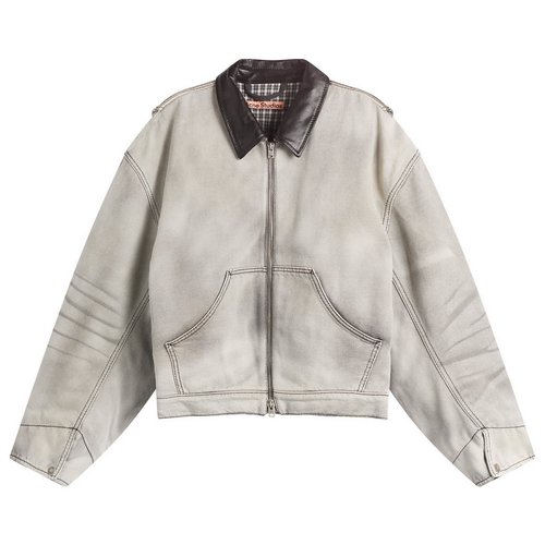 Acne Studios Sulphur Fade Jacket - White/Black - B90882-AL4