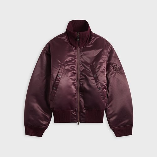 Acne Studios Technical Bomber Jacket - Burgundy - B90836-BUR