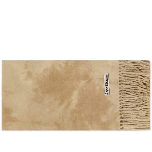 Acne Studios Tie Dye Scarf - Khaki Green - CA0297-AB6