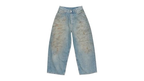 Acne Studios Wide Leg High Waisted Jeans - Blue - ACNE STUDIOS 2023 U PENICILLIN