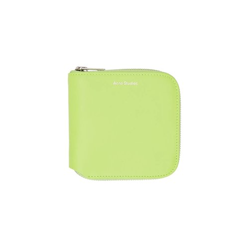Acne Studios Zippered Wallet - CG0106 LIME