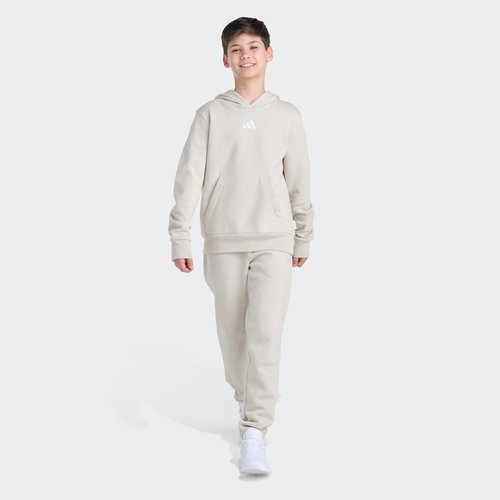 adidas 2-Piece Long Sleeve Fleece Pullover & Jogger Set - Alumina - JK8768