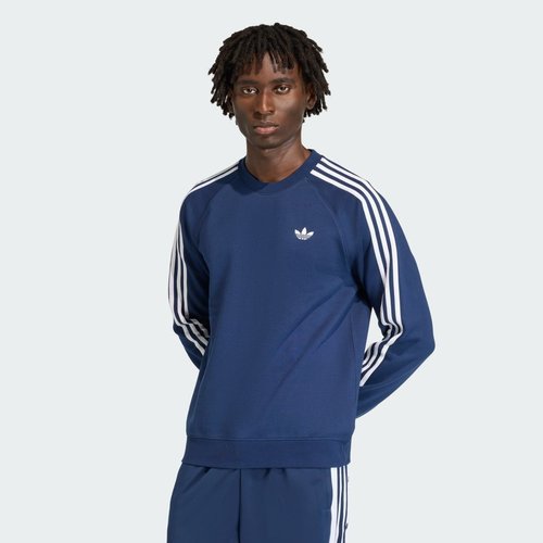 adidas 3-STRIPES CREW Sweatshirt - Night Indigo - KE3549