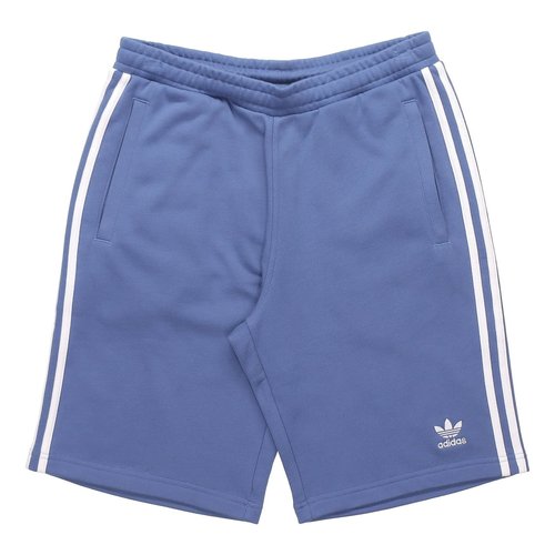 adidas 3-Stripes Logo Embroidered Sports Shorts - Blue - GN4474