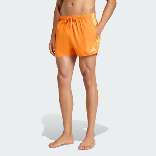 adidas 3-Stripes Swim Shorts 3-Inch - Pure Orange/Lucid Tangerine - KA4909