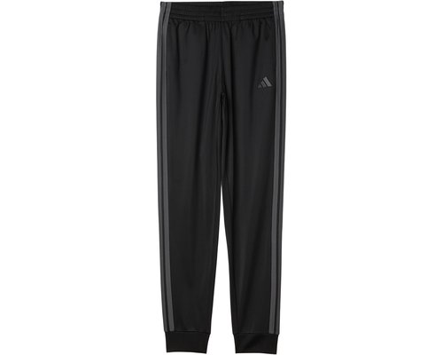 adidas 3-Stripes Tricot Jogger Big Kid Workout - Black/Grey - AK10042