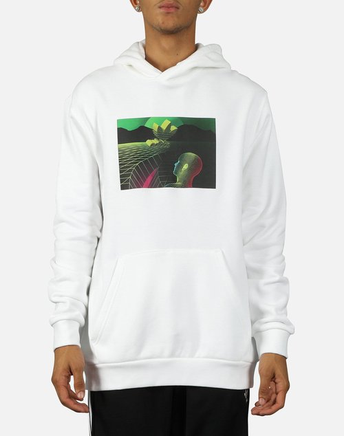 adidas 3D GRAPHIC HOODIE - White - DV2048