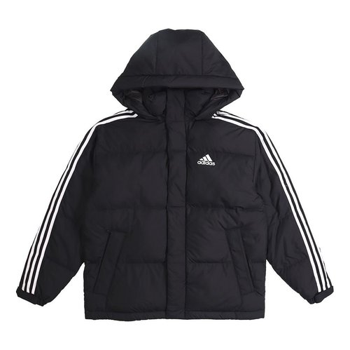 adidas 3ST Puff Down Outdoor protection against cold Stay Warm hooded down Jacket - Black - EH3972