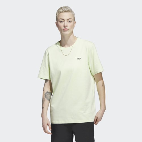 adidas 4.0 Logo Tee - Almost Lime/Legend Ink - HS3029