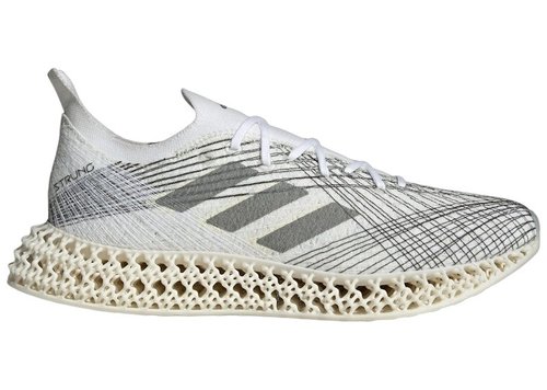 adidas 4DFWD X Strung | Cream | Size 8.5 - Cloud White/Grey One/Core Black - ID8892