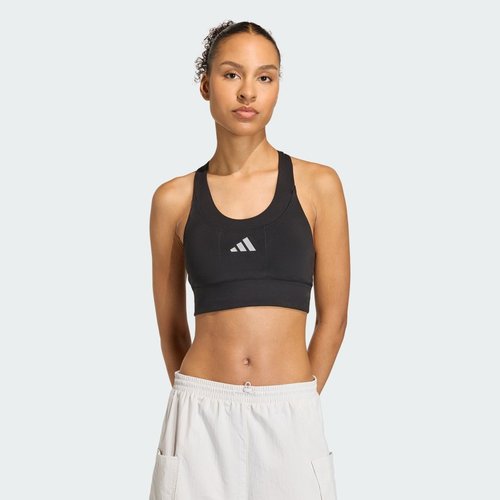 adidas adi365 Running Pocket Medium Support Bra - Black - KA2797