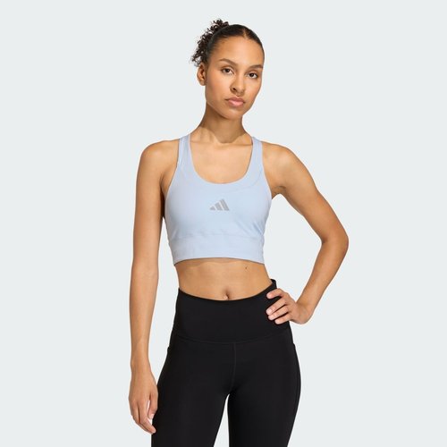 adidas adi365 Running Pocket Medium Support Bra - Crystal Sky - KA6424