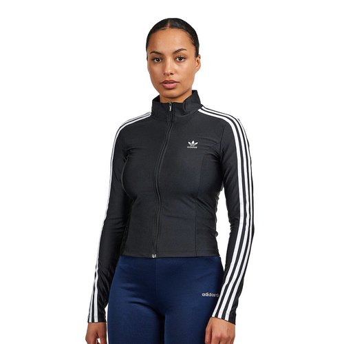 adidas Adicolor 3Stripes Slim Track Top - Black - JD5025
