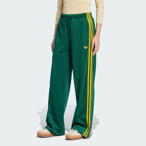 adidas Adicolor Classic Firebird Loose Track Pants - Collegiate Green/Crew Yellow - JP2314
