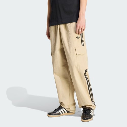 adidas Adicolor Classics 3-Stripes Cargo Pants - Stone Khaki - KD4098