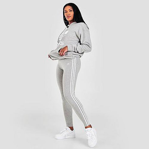 adidas Adicolor Classics 3-Stripes Tights - Medium Grey Heather - H09425
