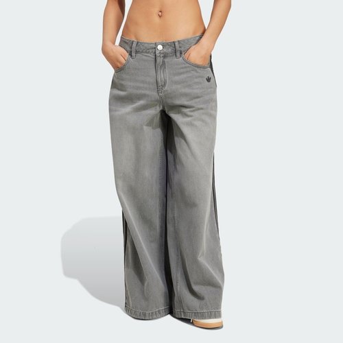 adidas Adicolor Denim Adilenium Pant - Washed Grey Denim - JV7455
