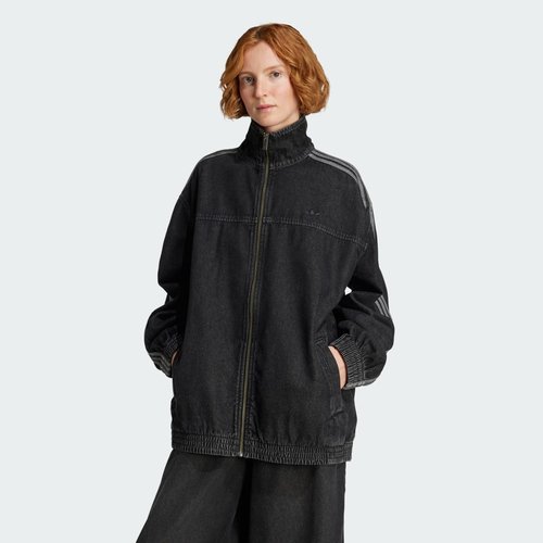 adidas Adicolor Denim Adilenium Track Top - True Black Denim - JY2897