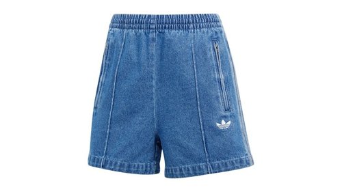 adidas Adicolor Denim Firebird Shorts - Indigo Denim - JD2562