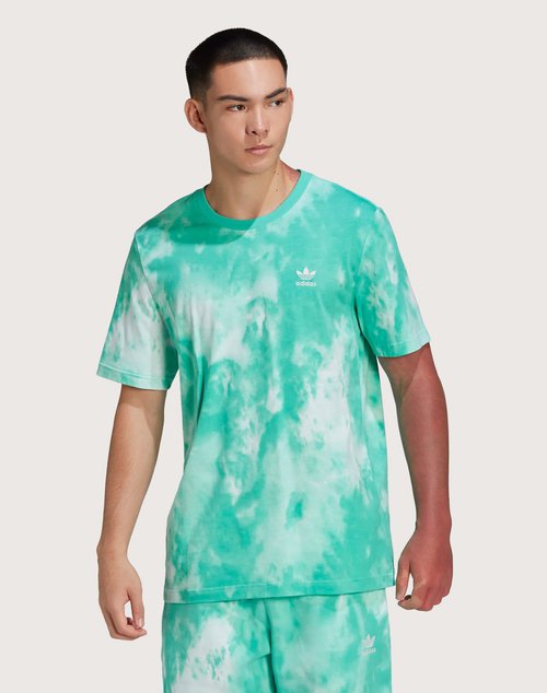 adidas Adicolor Essentials Trefoil Tie-Dyed Tee - Green - HG3909